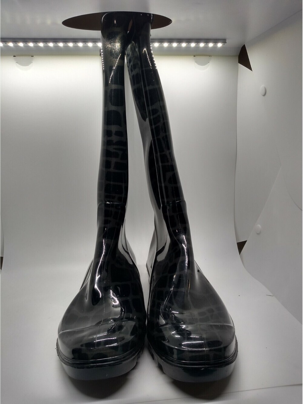 Henry ferrera rain boots Size 8 Black/Gray 203